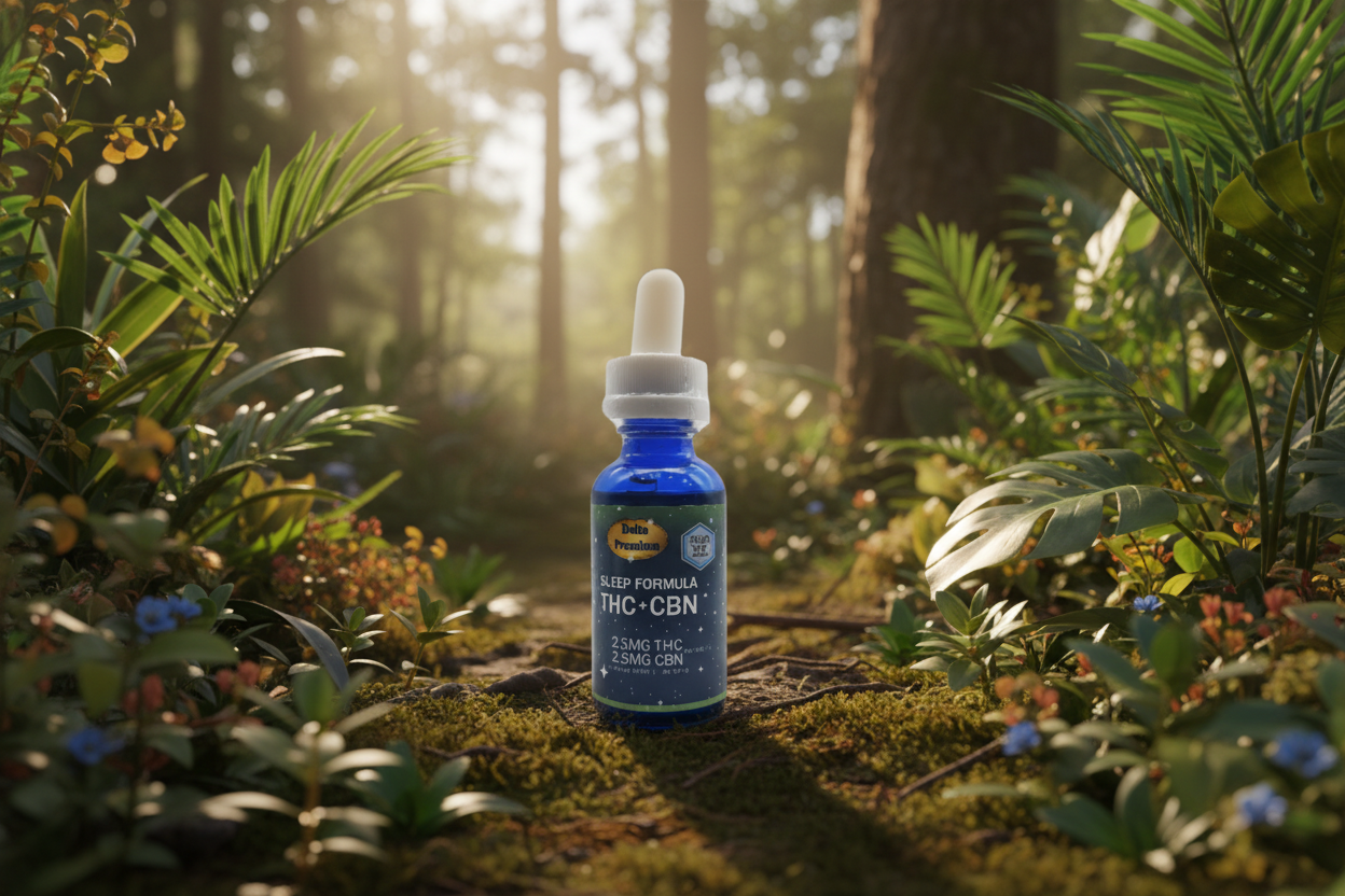 CBD CBN THC Oil extract Extra Strength Sleep Formula 75mg – White