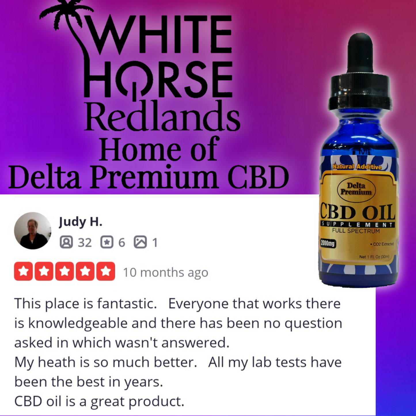 CBD Oil Tincture Oil 1500mg Broad Spectrum CBD 30ml bottle