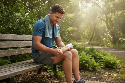 Grapevine Botanicals Topical Freeze 500 mg roll-on bottle on a white background