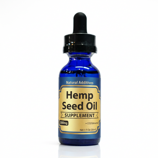 Nature's Balanced Omega Oil | Cold-Pressed Hemp Seed Oil 2000mg