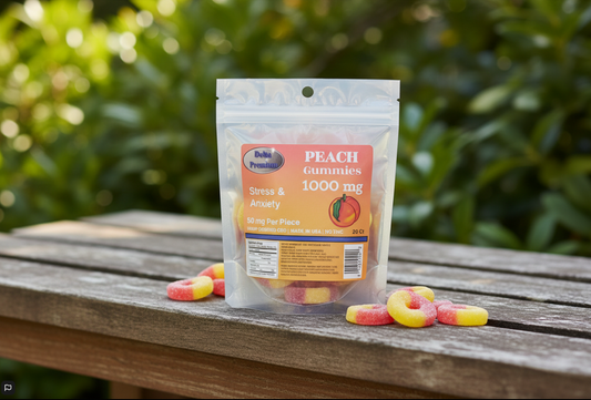 Pure Botanical extract Isolate Gummies for Daily Wellness Peach