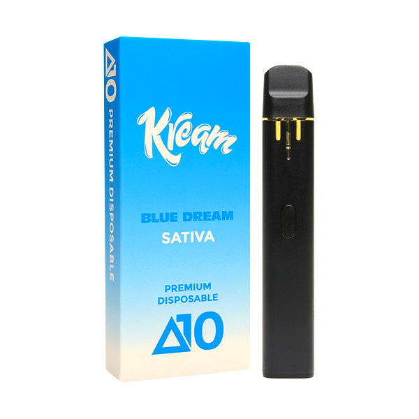 Kream Delta 10 Disposable vape sativa Indica hybrid