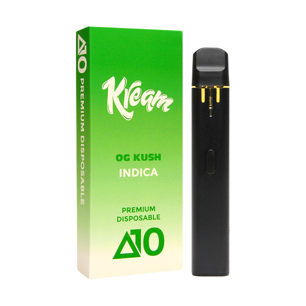 Kream Delta 10 Disposable vape sativa Indica hybrid
