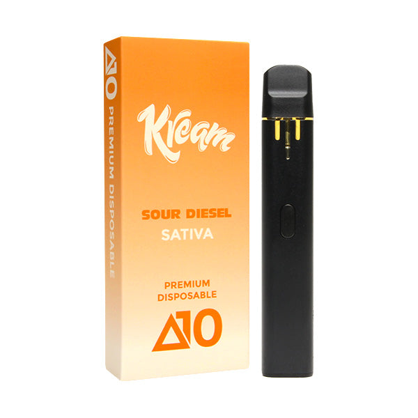 Kream Delta 10 Disposable vape sativa Indica hybrid