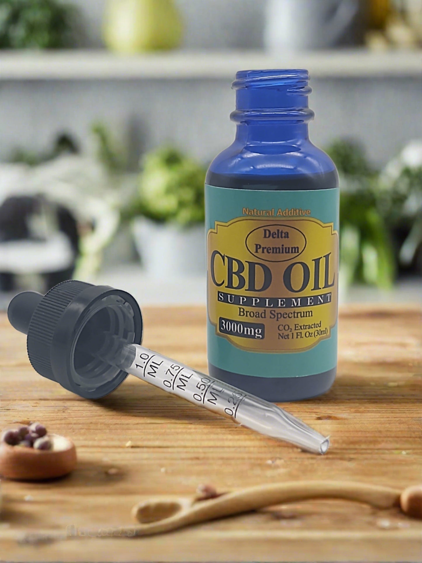 CBD Tincture Oil 3000mg Broad Spectrum Delta Premium CBD 30ml bottle