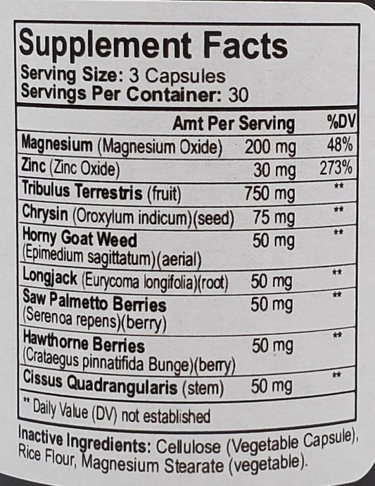 Alpha Capsules Testosterone support Gel caps Delta Premium CBD 90ct ON SALE!