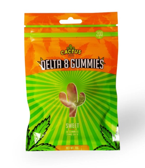 Delta 8 Gummies Cactus Labs Sweet & Sour - 500mg - 25 Ct