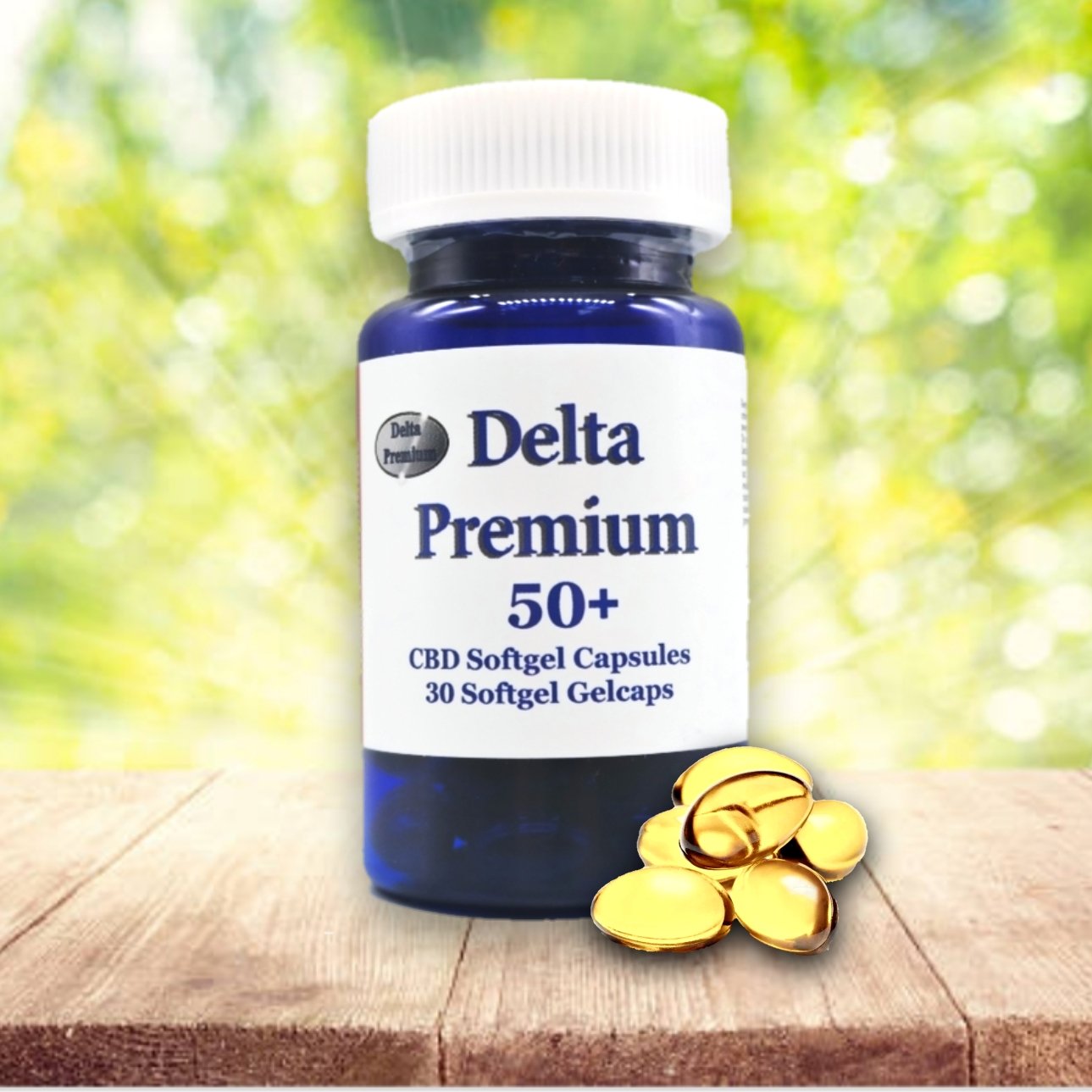 CBD Gel Capsules - 50mg Delta, 30ct - Broad Spectrum Relief ON SALE!