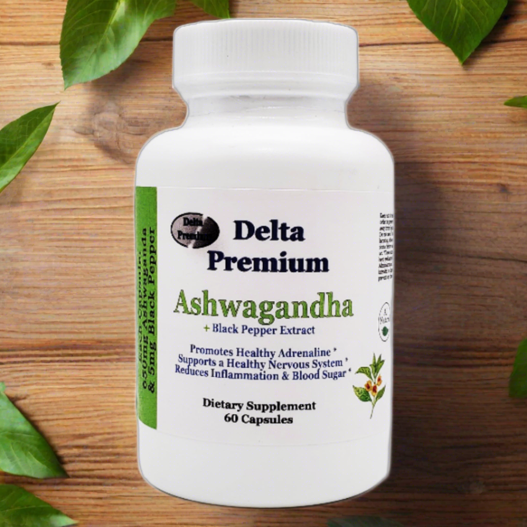 Delta Premium CBD Ashwagandha Capsules