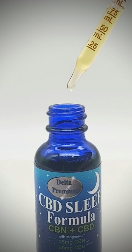 CBD & CBN oil Extra Strength Sleep Tincture oil with Magnesium - 25mg per Serving
