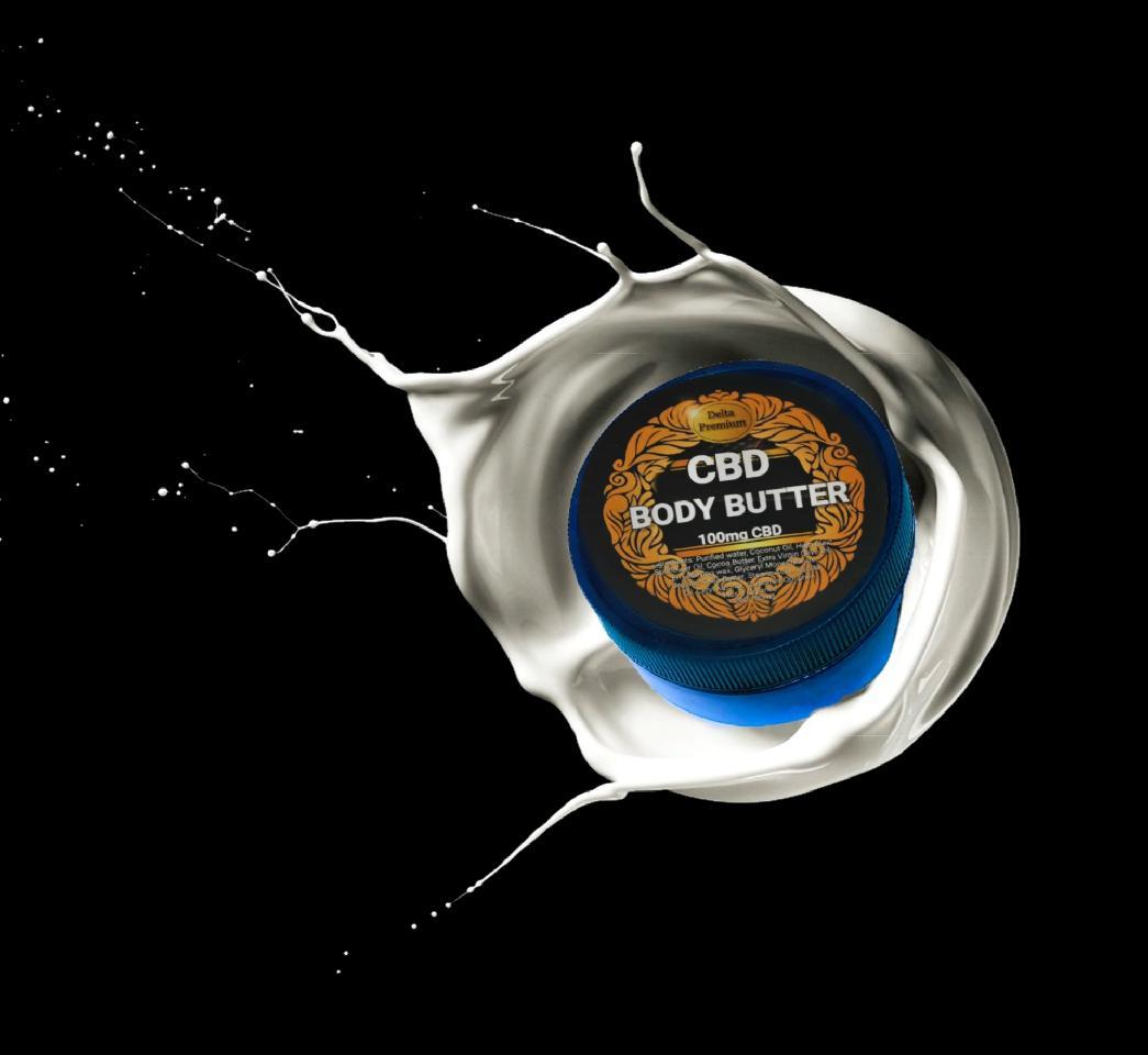 CBD body butter cream