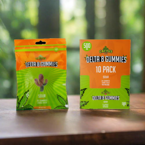 Delta 8 Cactus gummies sweet and sour