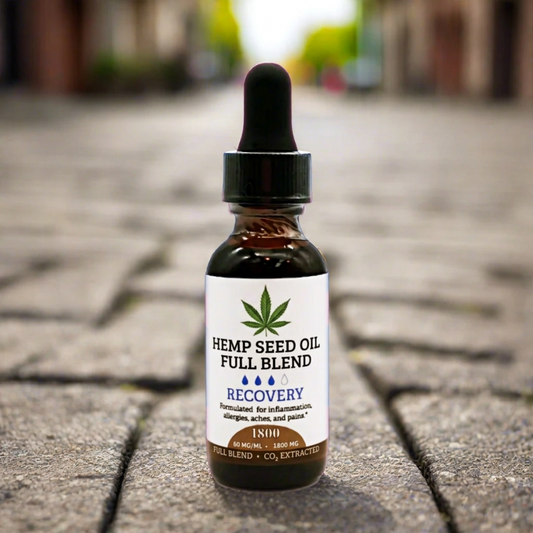Pure Hemp seed Full Blend Oil (Recovery) 1800 mg 30ml bottle