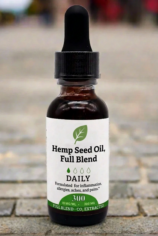Hemp seed Oil Full Blend Oil Daily 300mg 30ml bottle