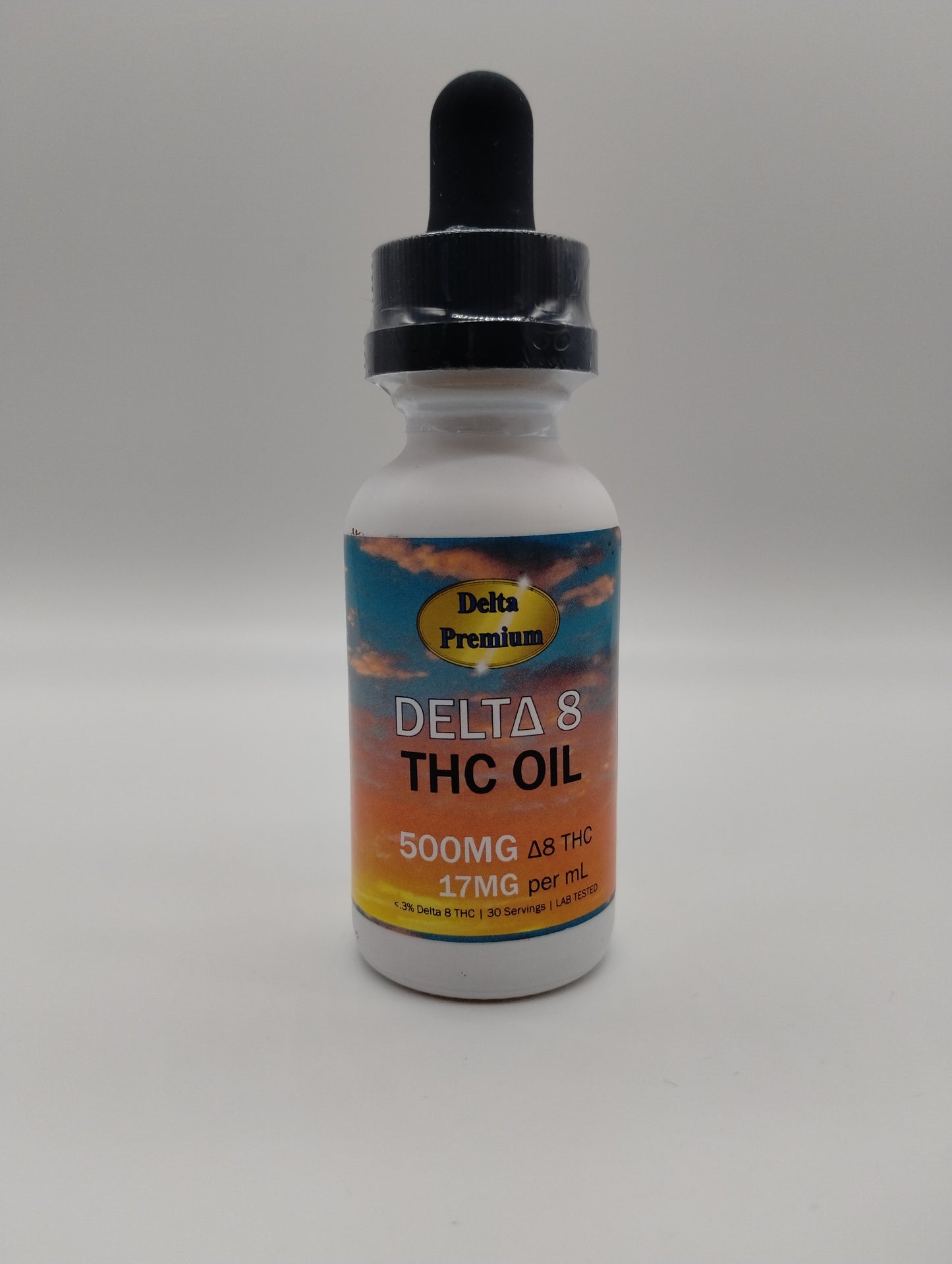 Delta 8 THC tincture oil 500mg 30ml bottle
