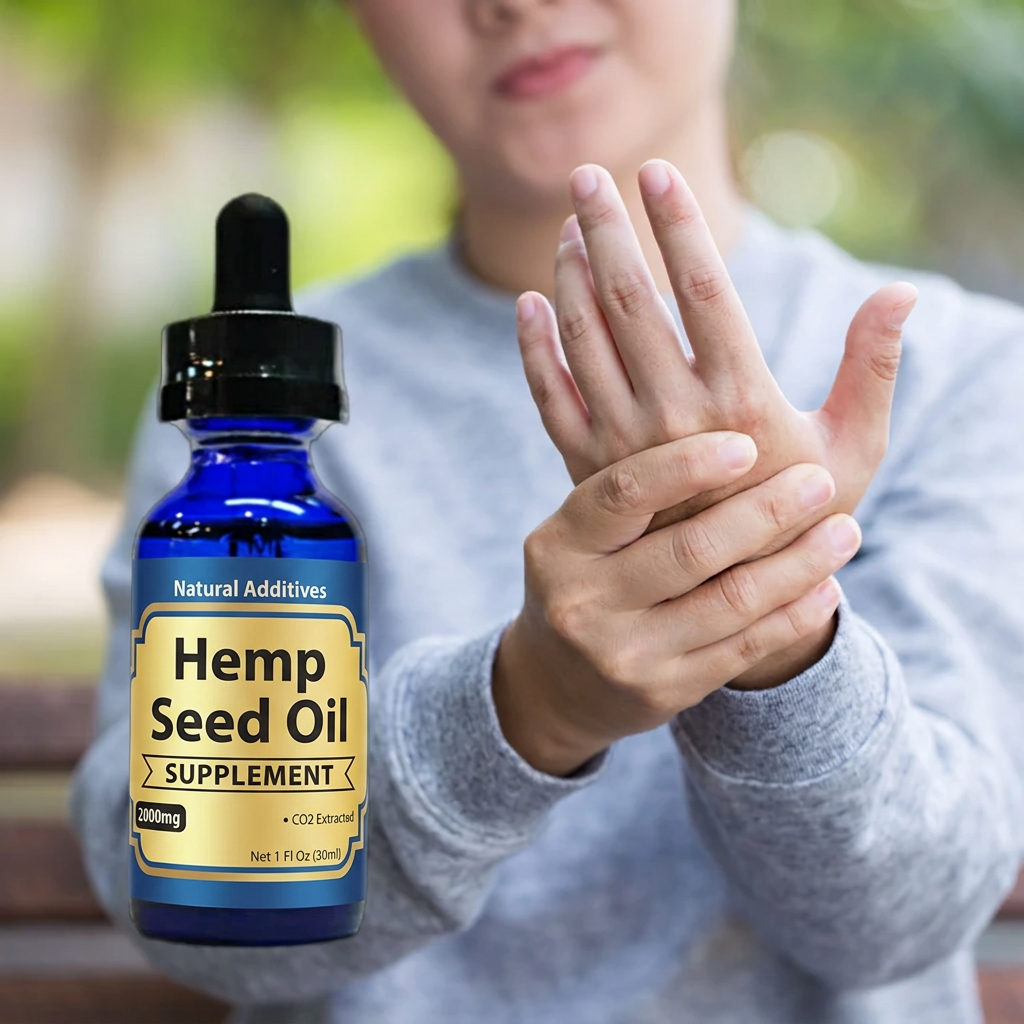 Nature's Balanced Omega Oil | Cold-Pressed Hemp Seed Oil 2000mg