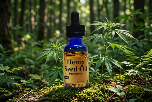 Nature's Balanced Omega Oil | Cold-Pressed Hemp Seed Oil 1500mg