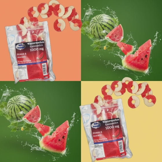 Pure Botanical extract Isolate Gummies for Daily Wellness Watermelon