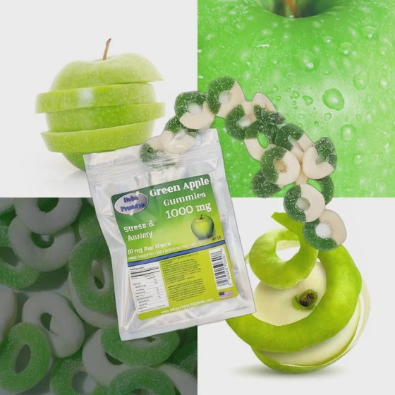 Pure Botanical extract Isolate Gummies Green apple