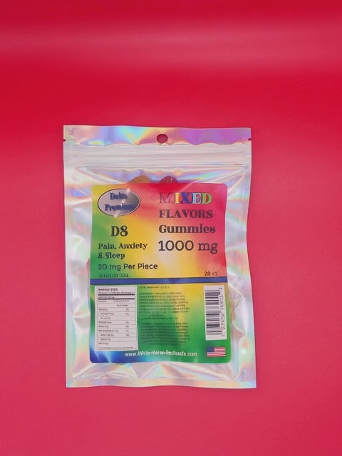 D8 gummies mixed flavors 
