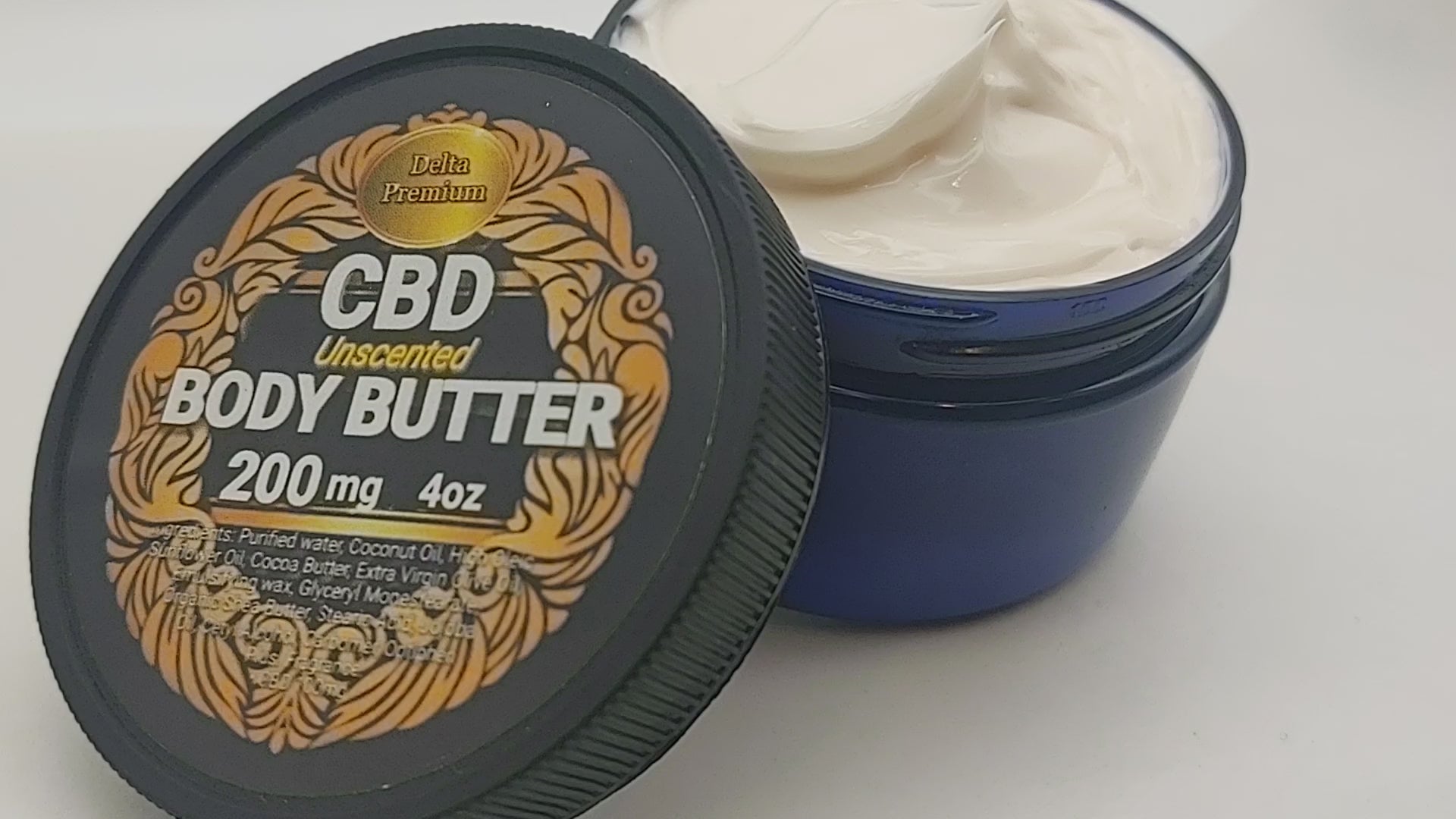 CBD body butter cream