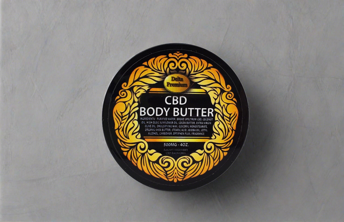 CBD body butter cream