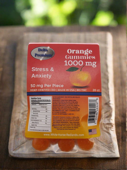 CBD Orange gummy drops 50mg
