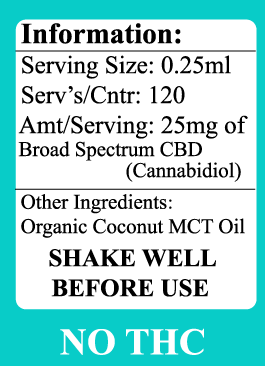 Delta Premium CBD 3000mg Tincture Oil Information and Details regarding serving size and ingredients.
