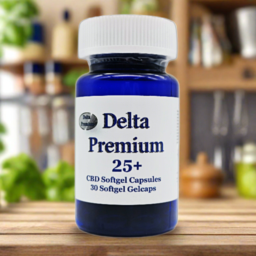 Delta Premium CBD 25 mg SoftGel Capsules