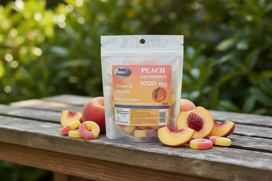 Pure Botanical extract Isolate Gummies for Daily Wellness Peach
