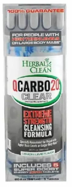 Q Carbo 20 Clear Detox By Herbal Clean - 20oz